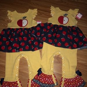 Ricrac brand rompers